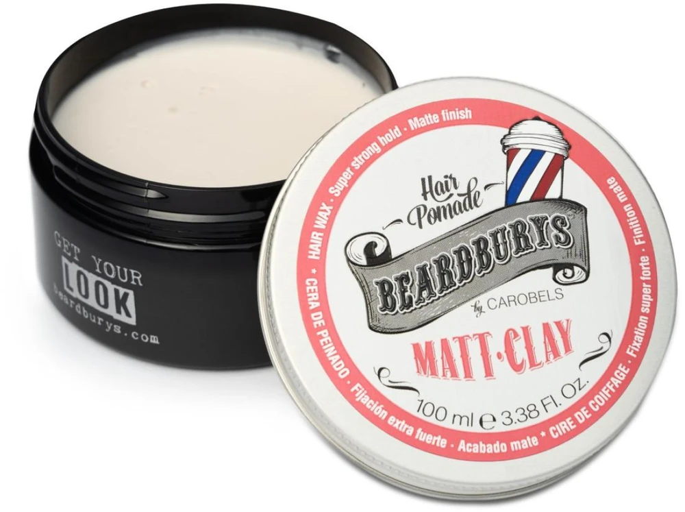 Beardburys Matt Clay plaukų formavimo pomada, 100 ml