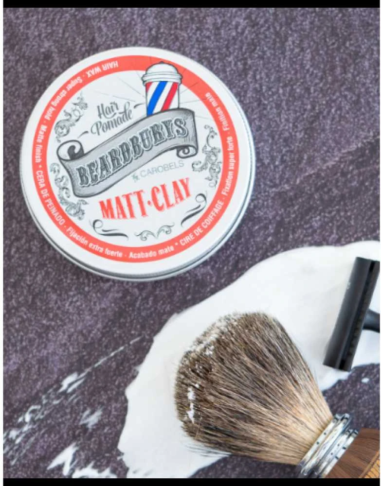 Beardburys Matt Clay plaukų formavimo pomada, 100 ml