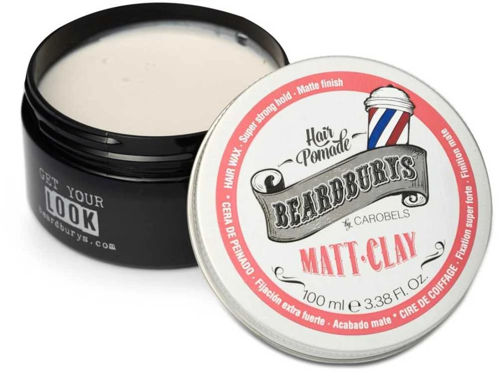 Beardburys Matt Clay plaukų formavimo pomada, 100 ml