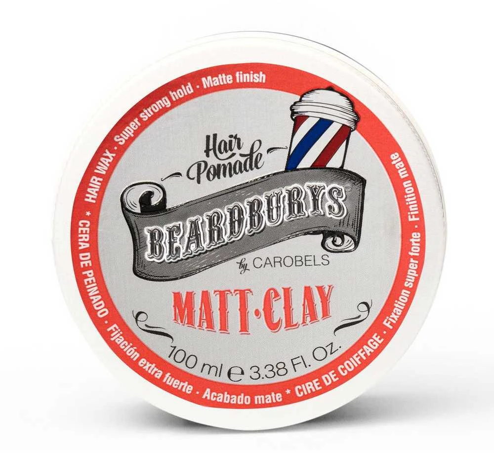 Beardburys Matt Clay plaukų formavimo pomada, 100 ml