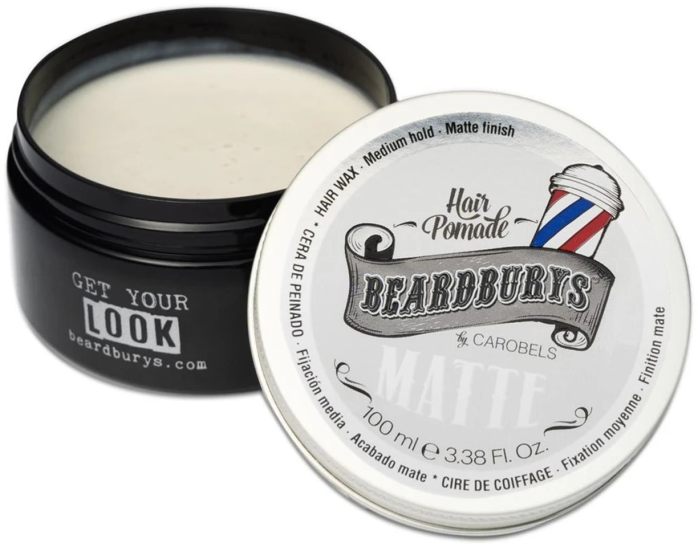 Beardburys Matte matinio efekto plaukų pomada, 100 ml