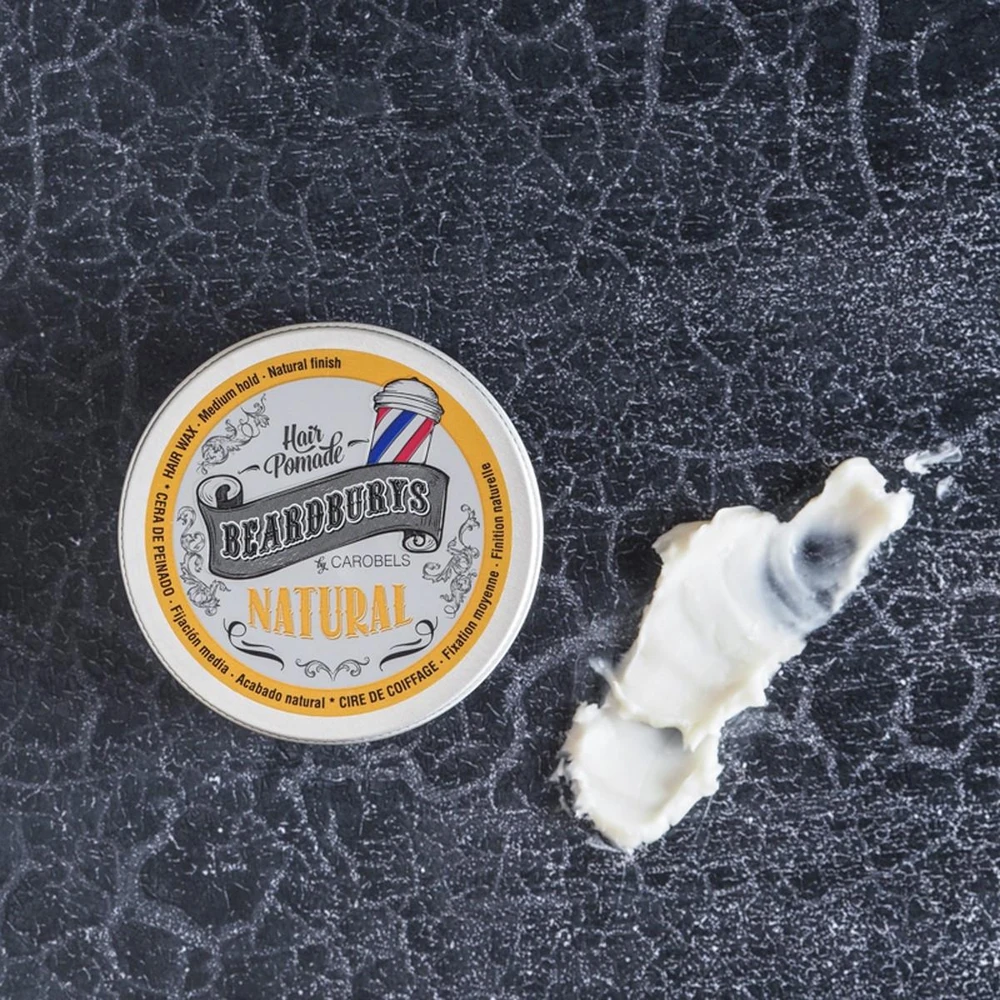 Beardburys Natural Vidutinės fiksacijos pomada kreminės konsistencijos, 100 ml