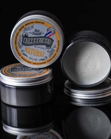 Beardburys Natural Vidutinės fiksacijos pomada kreminės konsistencijos, 100 ml