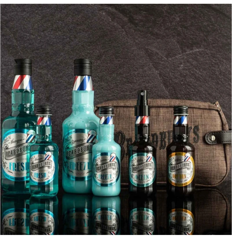 Beardburys Pack Fresh-Freeze plaukų priežiūros rinkinys vyrams