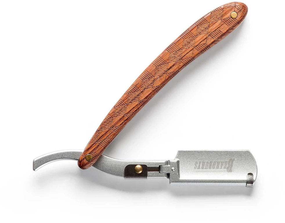 Beardburys Razor Master Double Brown nerūdijančio plieno skustuvas
