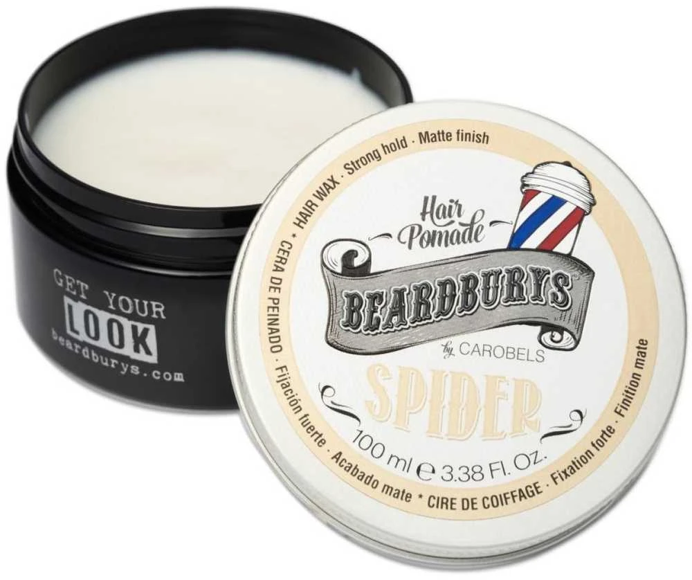 Beardburys Spider stiprios fiksacijos pomada, 100 ml