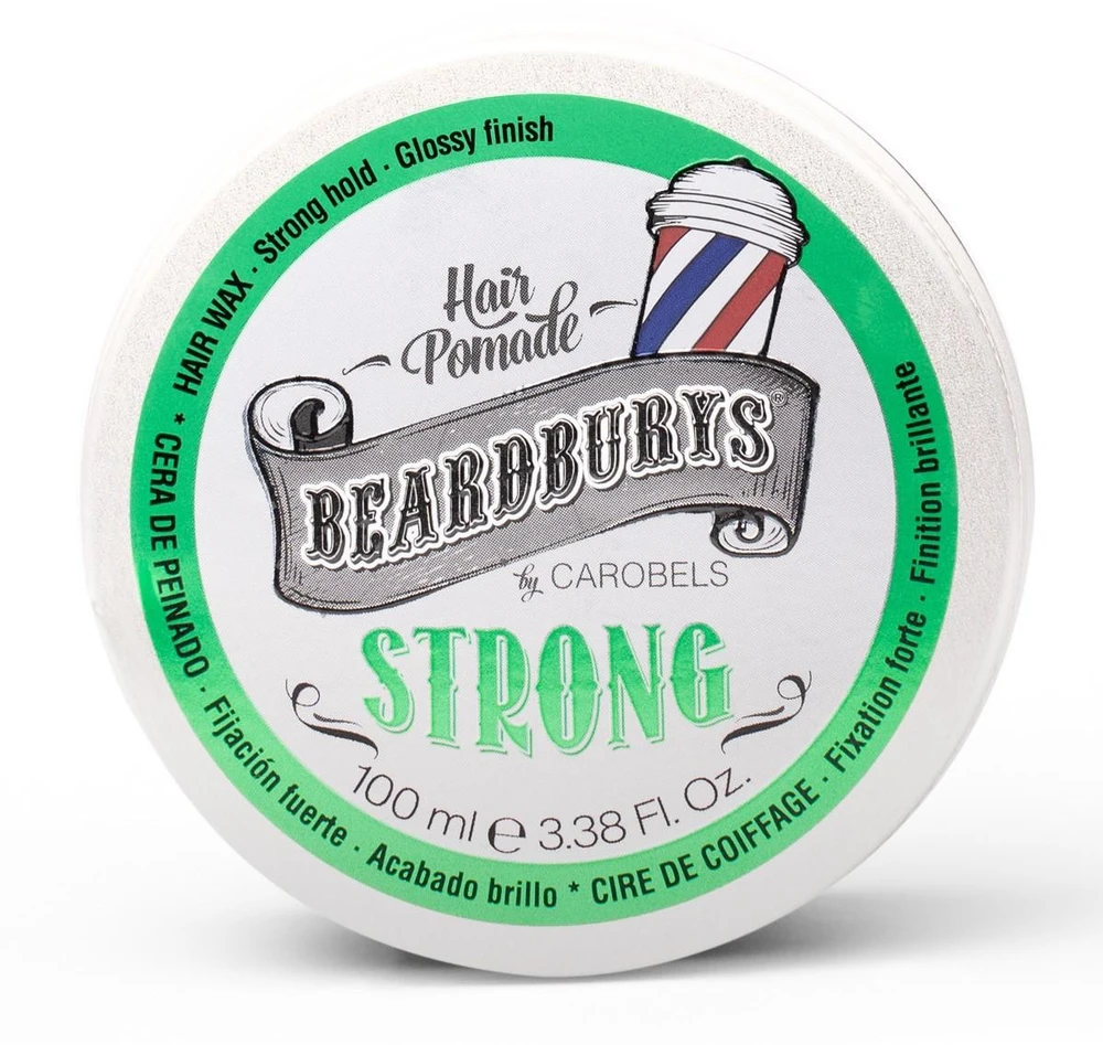 Beardburys Strong stipriai fiksuojanti vandens pagrindo pomada, 100 ml