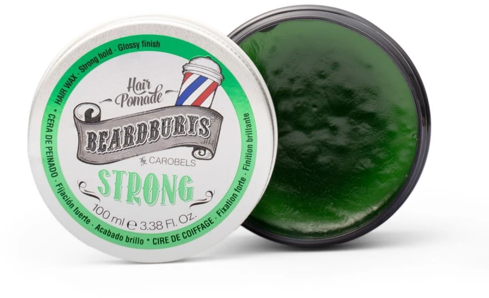 Beardburys Strong stipriai fiksuojanti vandens pagrindo pomada, 100 ml