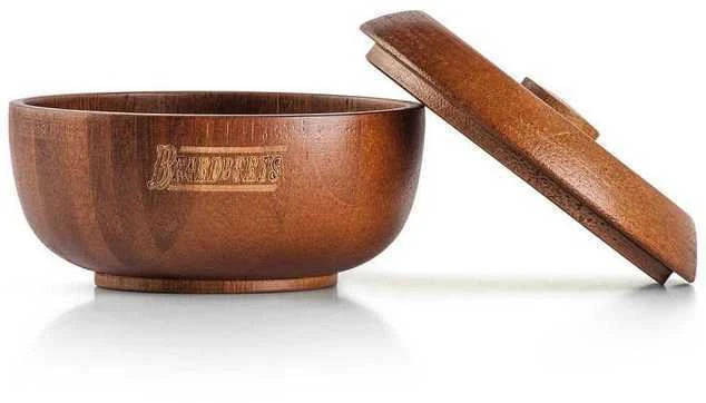 Beardburys Wooden Bowl natūralaus medžio skutimosi dubuo