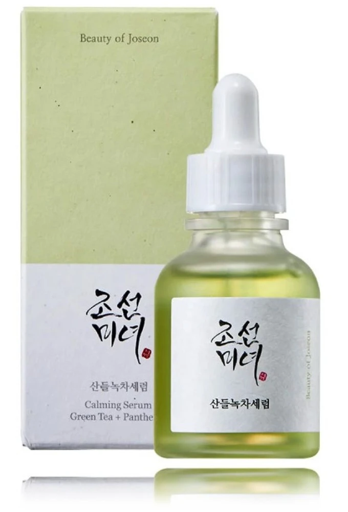 Beauty of Joseon Calming Serum Žalias Tea + Panthenol raminantis serumas veidui, 30 ml