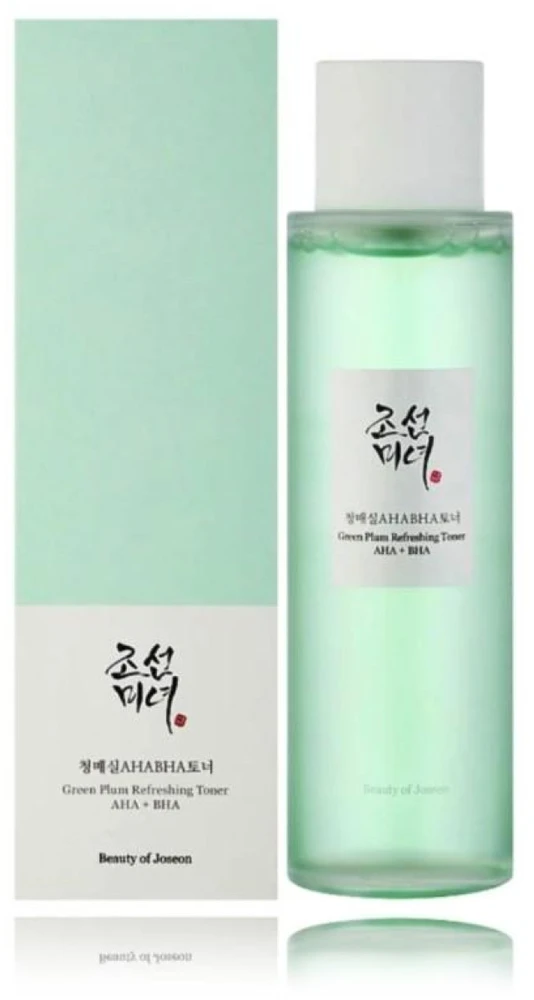 Beauty of Joseon Žalias Plum Refreshing Toneris AHA + BHA gaivinantis tonikas veidui, 150 ml