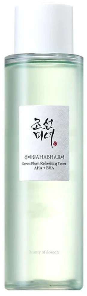 Beauty of Joseon Žalias Plum Refreshing Toneris AHA + BHA gaivinantis tonikas veidui, 150 ml