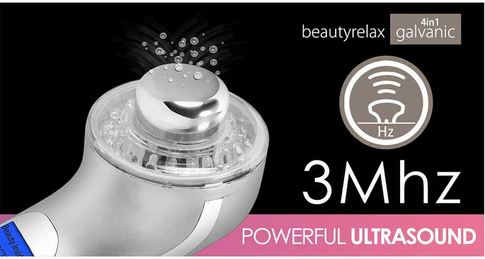 „BeautyRelax“ galvaninis odos lygintuvas 4 viename su fotonų terapija BR-1150W