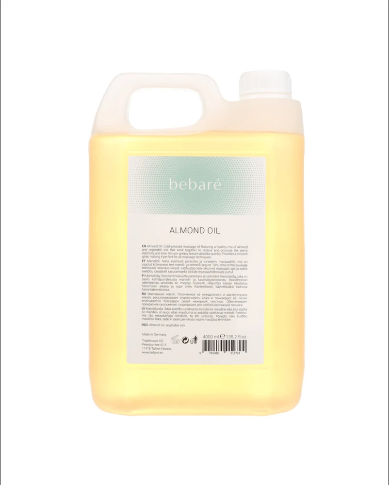 Bebaré Almond Oil migdolų aliejus, 4000 ml