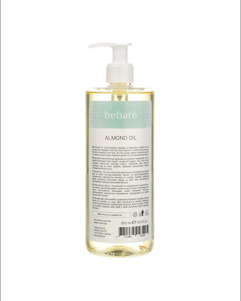 Bebaré Almond Oil migdolų aliejus, 500 ml