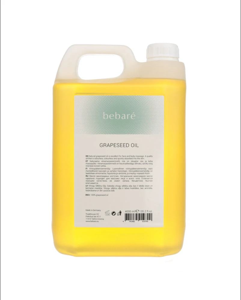 Bebaré Grapeseed Oil vynuogių sėklų aliejus, 4000 ml