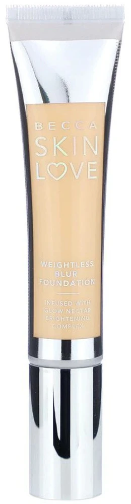 Becca Skin Love dimetikono drėkinamasis skystas makiažo pagrindas su smėliu, 35 ml