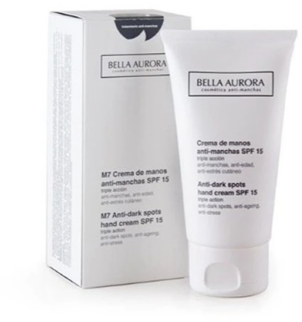 Bella Aurora M7 kremas rankoms nuo tamsiųjų dėmių 75ml