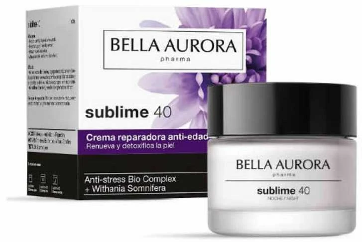 Bella Aurora Sublime 40 Night Kreminis naktinis veido kremas 50ml
