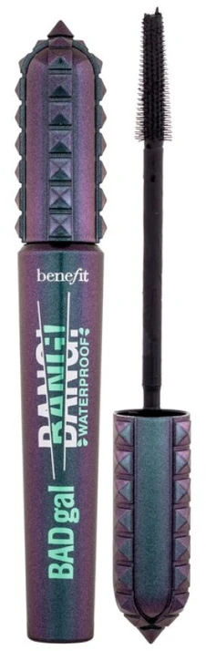 Benefit Bad Gal BANG! Atsparus vandeniui Volumizing Blakstienų tušas vandeniui atsparus tankinamasis blakstienų tušas, atspalvis: Intense Pitch Juodas, 8,5 g