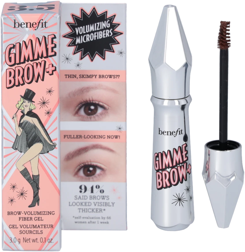 Benefit Gimme Brow+ Antakių gelis, spalva - 3.5 Warm Auburn Brown, 3 g