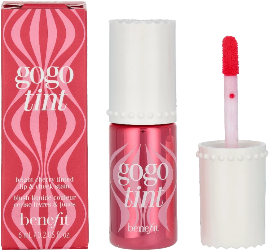 Benefit Gogotint lūpų ir skruostų dažai, atspalvis: Cherry, 6 ml
