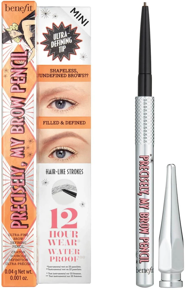 Benefit Precisely My Brow Pieštukas Ultra-Fine antakių pieštukas, atspalvis: 3.75 - Warm Medium Brown, 0.08 g