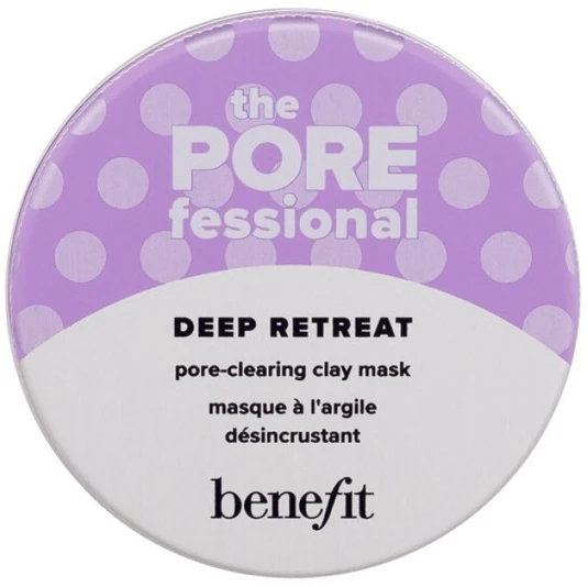 Benefit The POREfessional Deep Retreat Pore-Clearing Clay Mask valomoji molio kaukė, 30 ml