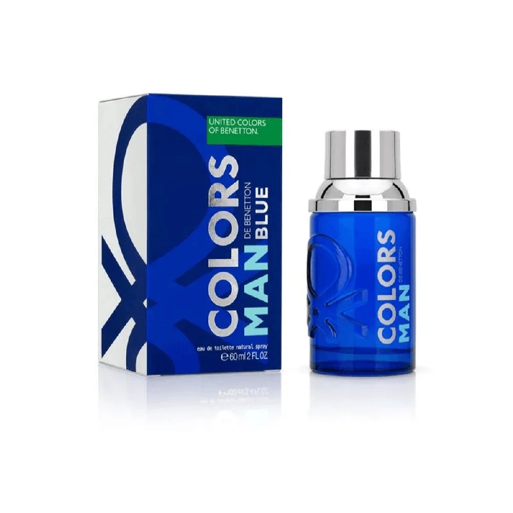 Benetton Colors de Benetton Man Mėlyna EDT tualetinis vanduo vyrams, 60 ml