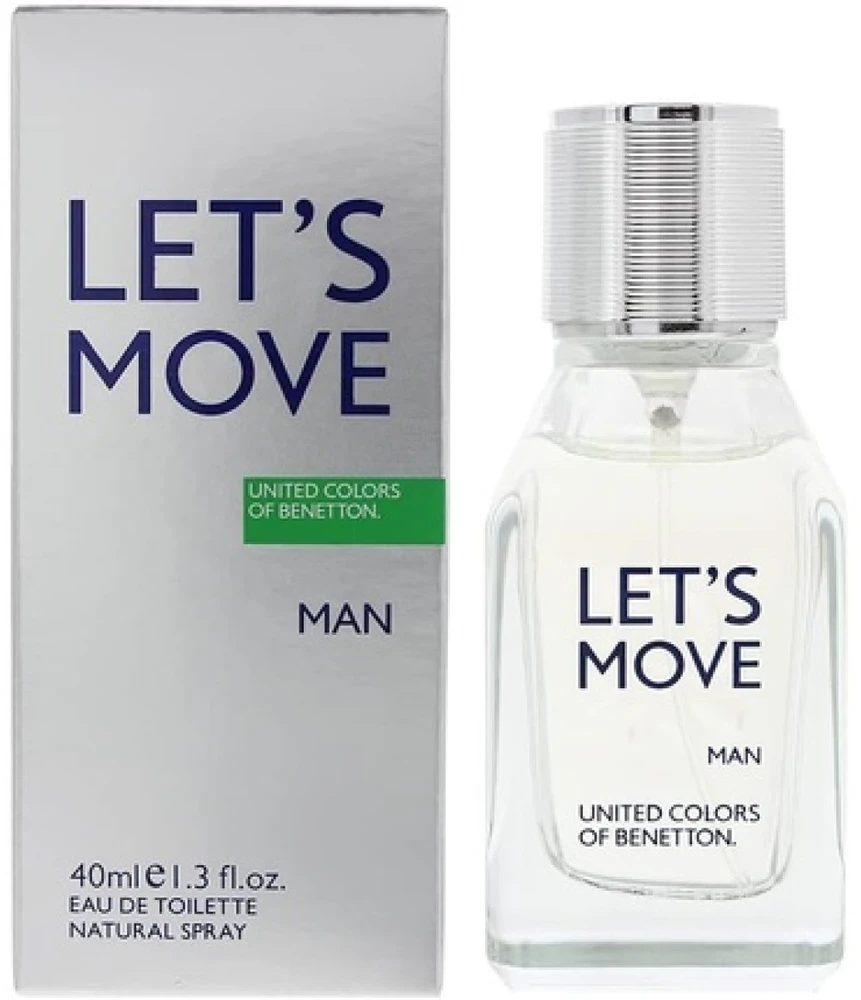 Benetton Let's Move EDT tualetinis vanduo vyrams, 40 ml