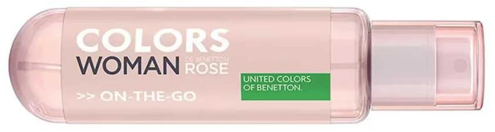 Benetton On The Go Rose EDT tualetinis vanduo moterims, 30 ml
