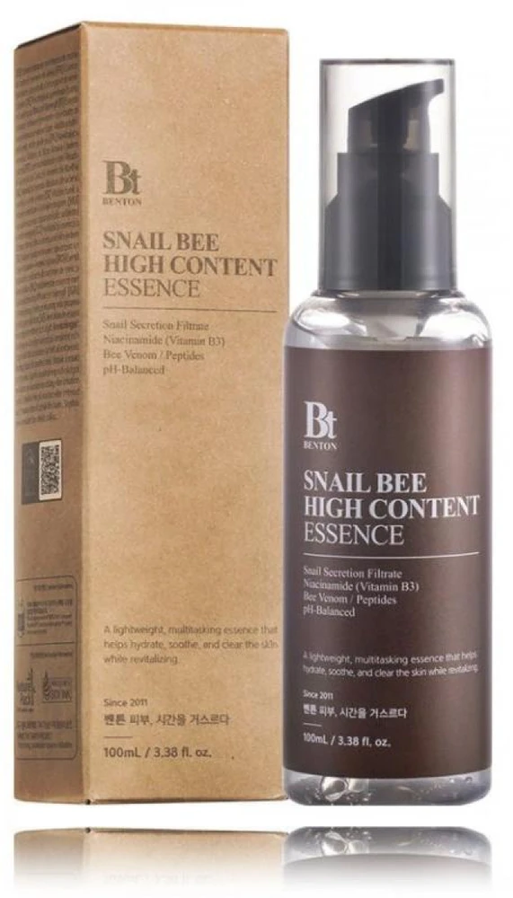 Benton Snail Bee High Content Essence veido esencija su sraigių mucinu ir bičių nuodais, 100 ml