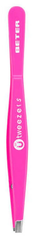 Beter Tweezers Magnetic Straight Tip Rožinė