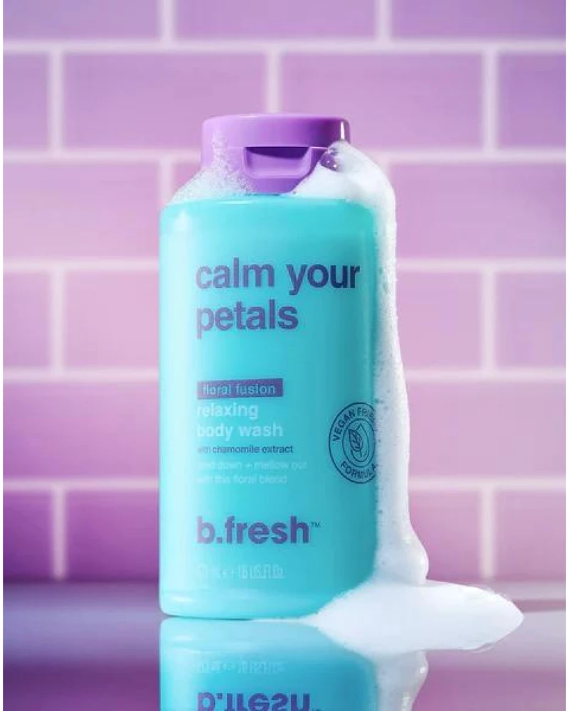 b.fresh Calm Your Petals Relaxing Kūno prausiklis atpalaiduojantis kūno prausiklis, 473 ml