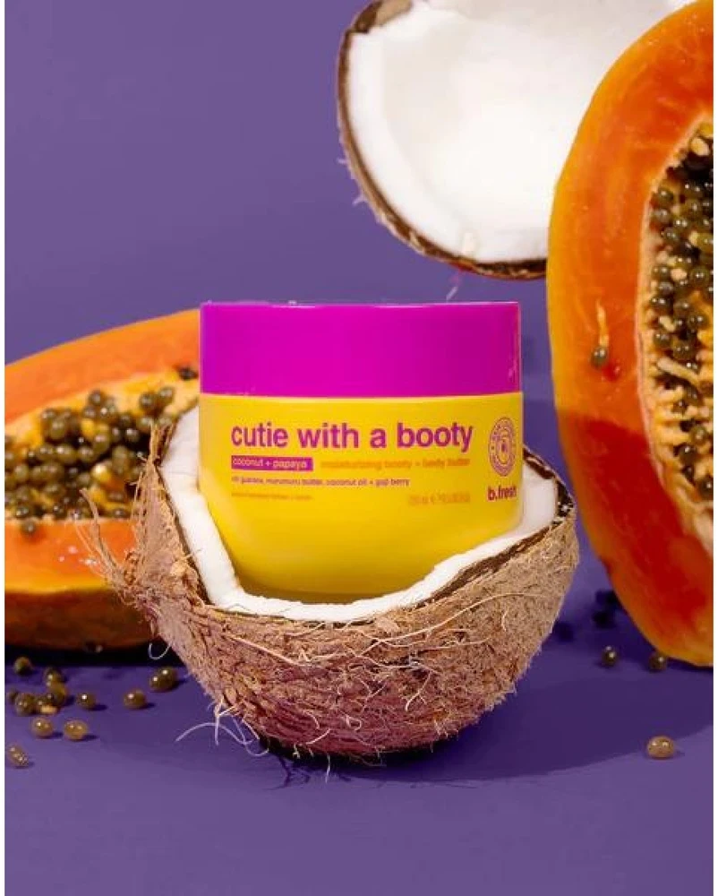 b.fresh Cutie With A Booty Moisturizing Booty & Body Butter maitinamasis kūno sviestas, 250 ml