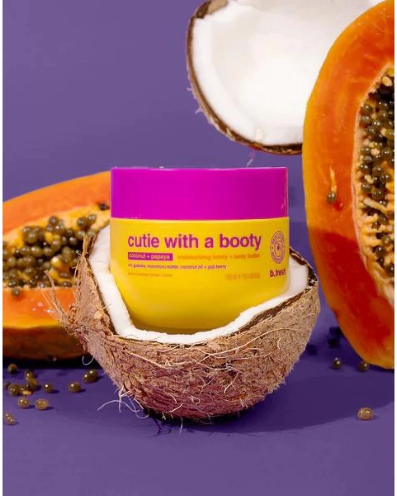 b.fresh Cutie With A Booty Moisturizing Booty & Body Butter maitinamasis kūno sviestas, 250 ml