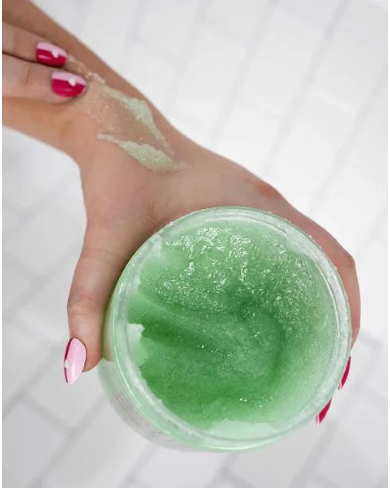 b.fresh Don't Hate, Exfoliate Melon Magic Body Scrub melionų aromato kūno šveitiklis, 200 g