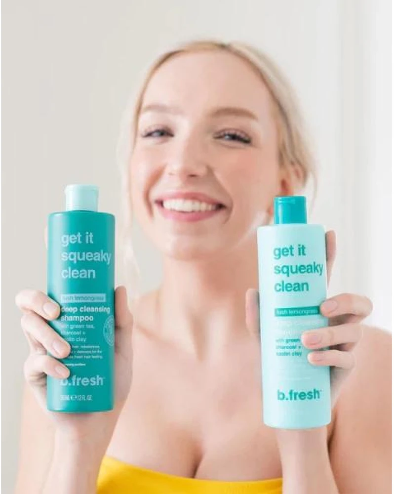 b.fresh Get It Squeeky Clean Deep Cleansing Conditioner Giliai valantis kondicionierius, 355 ml