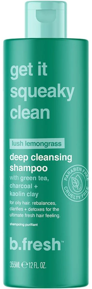b.fresh Get It Squeeky Clean Deep Cleansing Šampūnas Giliai valantis šampūnas, 355 ml