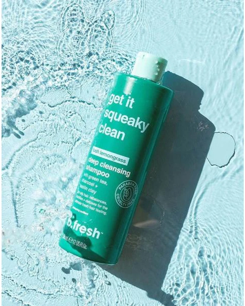 b.fresh Get It Squeeky Clean Deep Cleansing Šampūnas Giliai valantis šampūnas, 355 ml