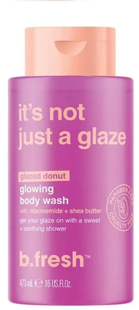 b.fresh It's Not Just A Glaze Glowing Kūno prausiklis kūno prausiklis su niacinamidu, 473 ml