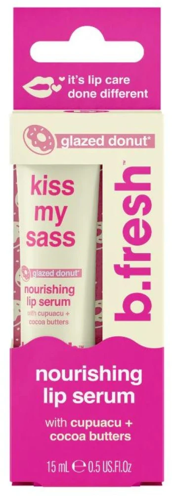 b.fresh Kiss My Sass maitininantis Lip Serum maitinamasis lūpų serumas, 15 ml