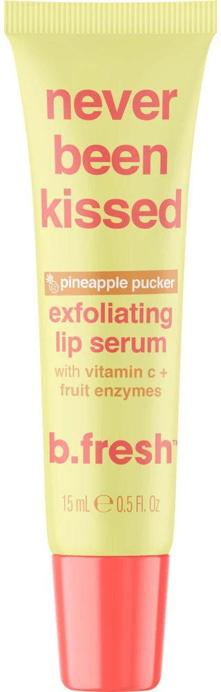 b.fresh Never Been Kissed Exfoliating Lip Serum Šveičiamasis lūpų serumas, 15 ml