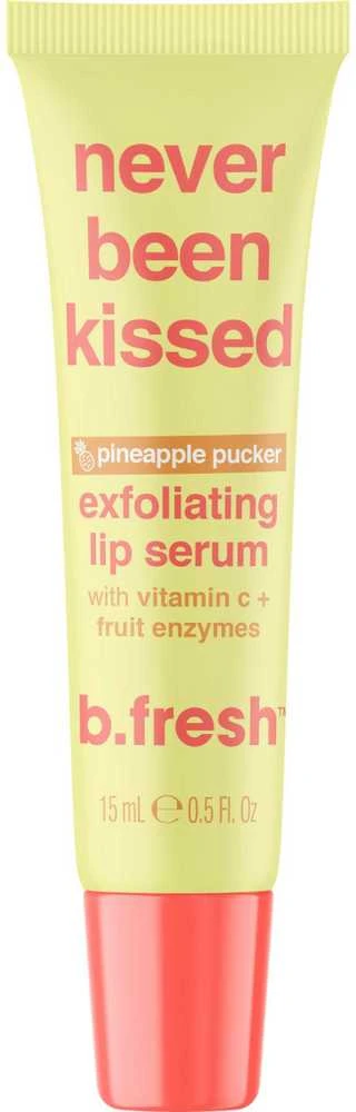 b.fresh Never Been Kissed Exfoliating Lip Serum Šveičiamasis lūpų serumas, 15 ml