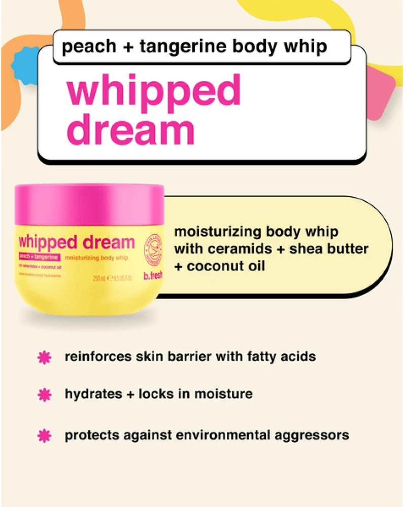 b.fresh Whipped Dream Moisturizing Body Whip drėkinamasis kūno kremas, 250 ml