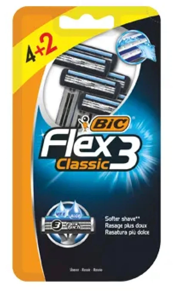 "Bic Flex 3" 3 vnt skutimosi peiliukai