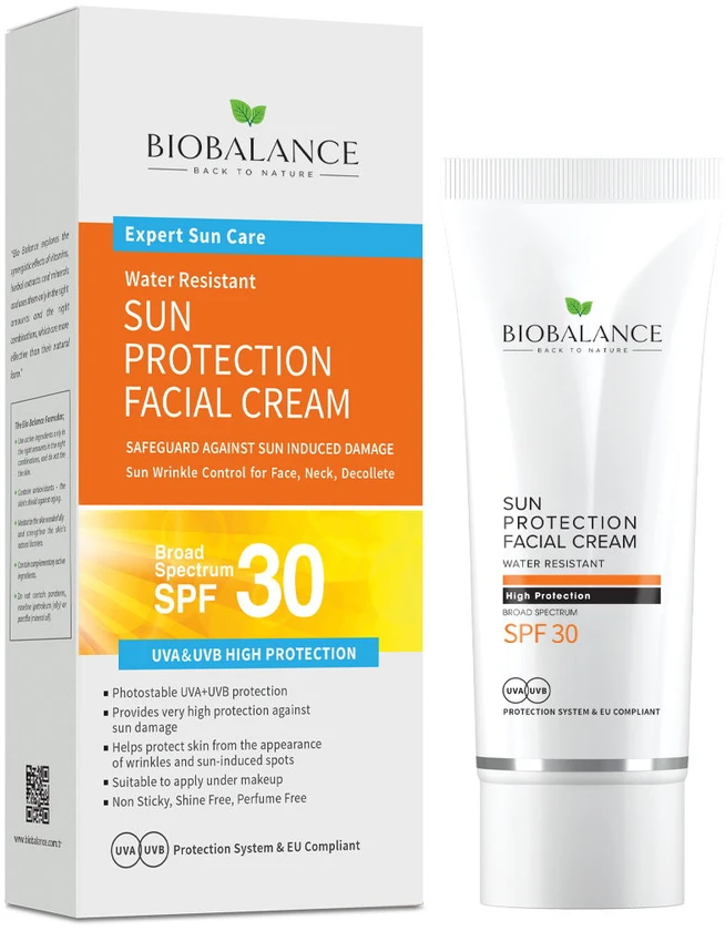Bio Balance Apsauga nuo saulės Anti-Wrinkle Before Makeup Kreminis Face SPF 30, 75 ml
