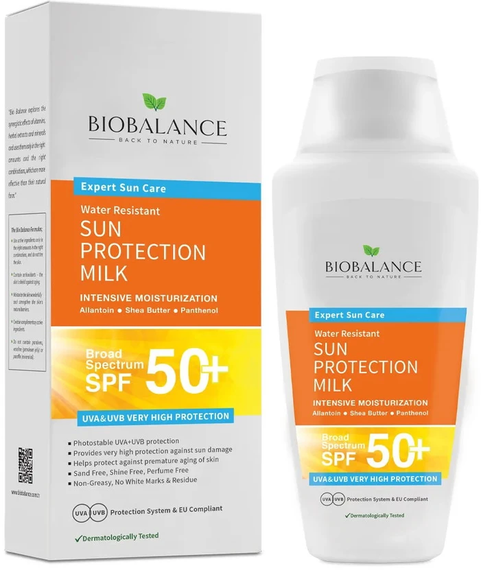 Bio Balance Apsauga nuo saulės Hydrating & Protecting Sunscreen Milk SPF 50, 150 ml