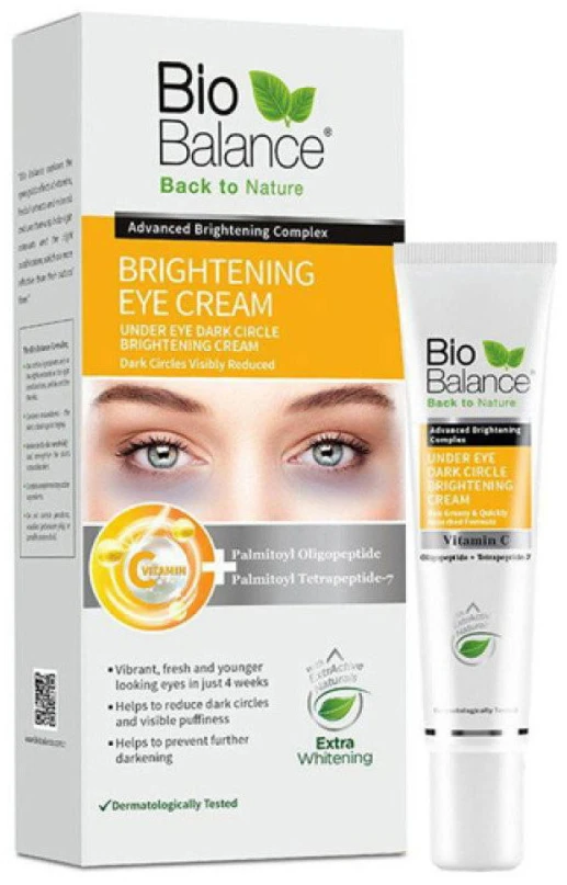 Bio Balance Brightening Brightening & Illuminating Day & Night Paakių kremas, 15 ml