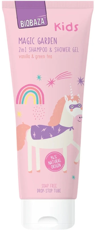 Biobaza Magic Garden Dušo želė & Šampūnas 2-In-1, 250 ml